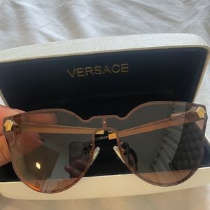 Versace VE 2120 Glod / Brown mirror Sunglasses
